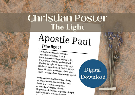 Apostle Paul by Blessed Lamp Design